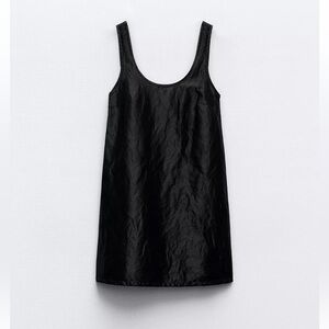 Zara Satin Effect Mini Dress
